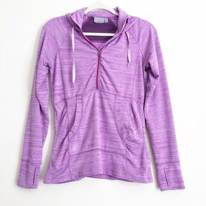 Athleta Size Small Purple Pull Over Thumb Hole